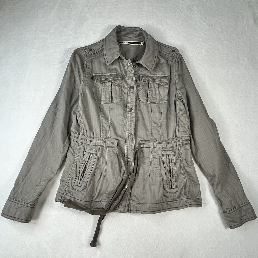 Daughters of the Liberation Jacket Womens 8 / Medium Utility Jacket Gray